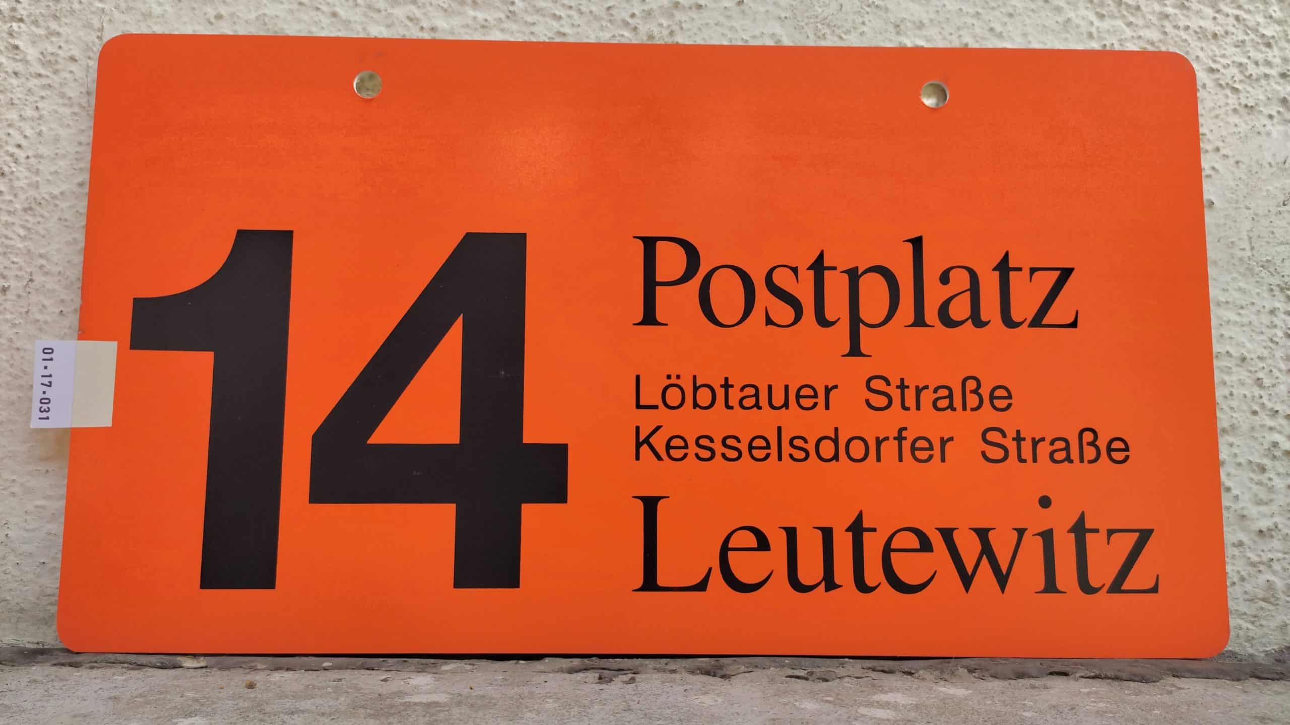 14 Postplatz – Leutewitz #1