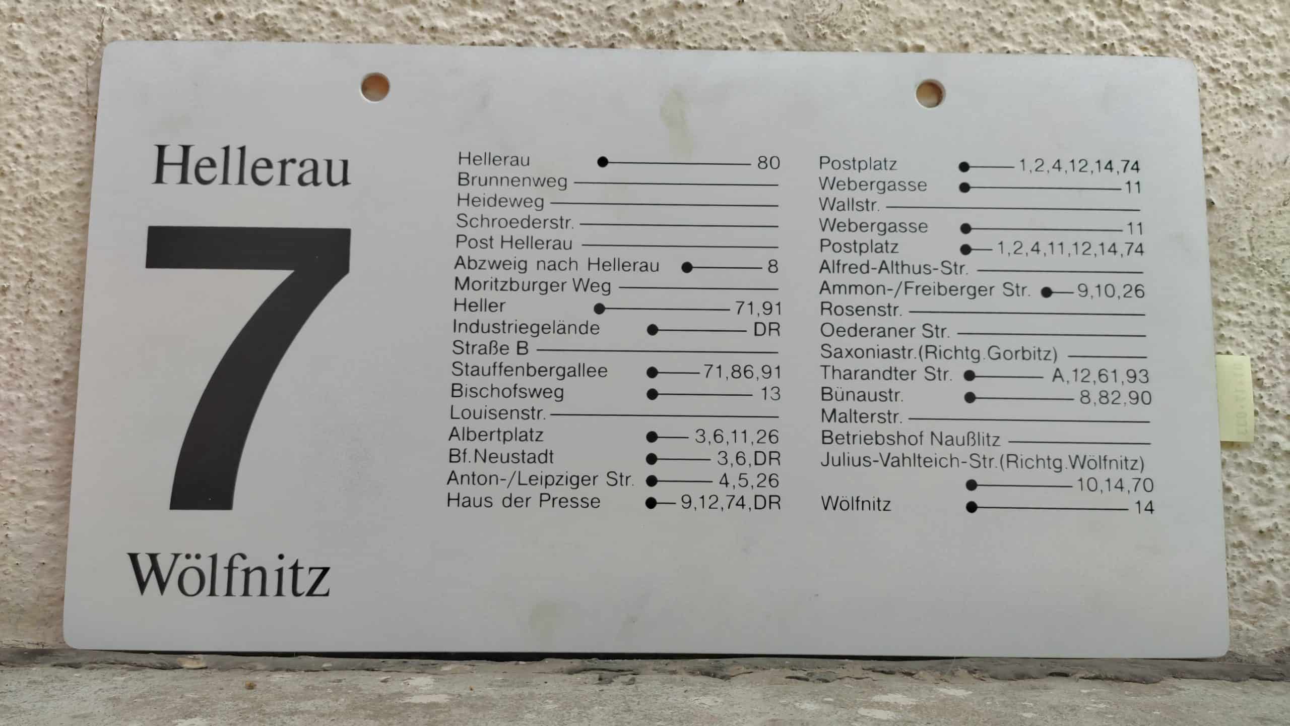 7 Hellerau – Wölfnitz #2