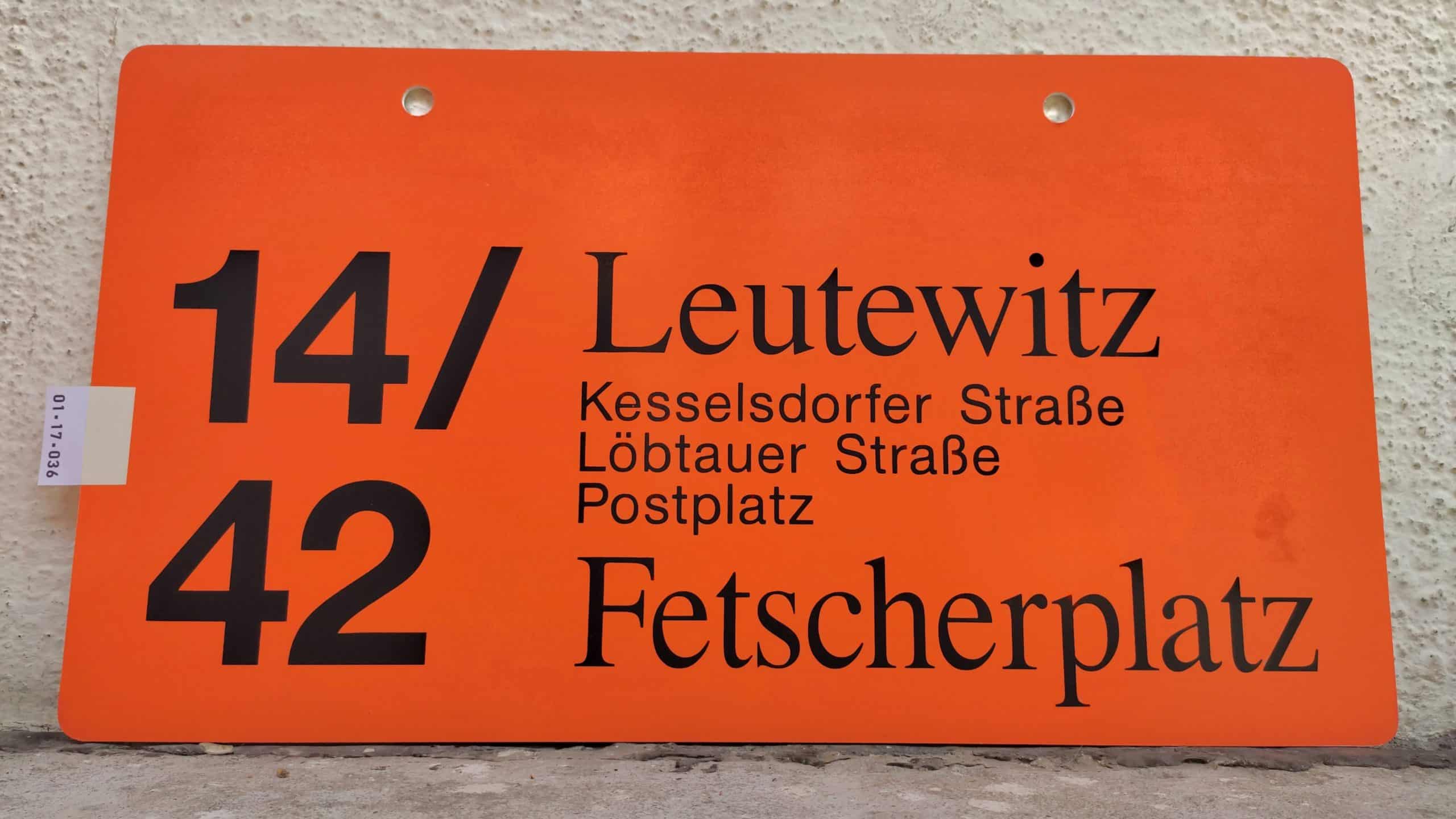 14/ 42 Leutewitz – Fetscherplatz #1