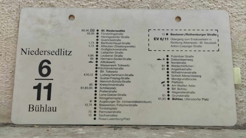 6/​11 Nie­der­sedlitz – Bühlau