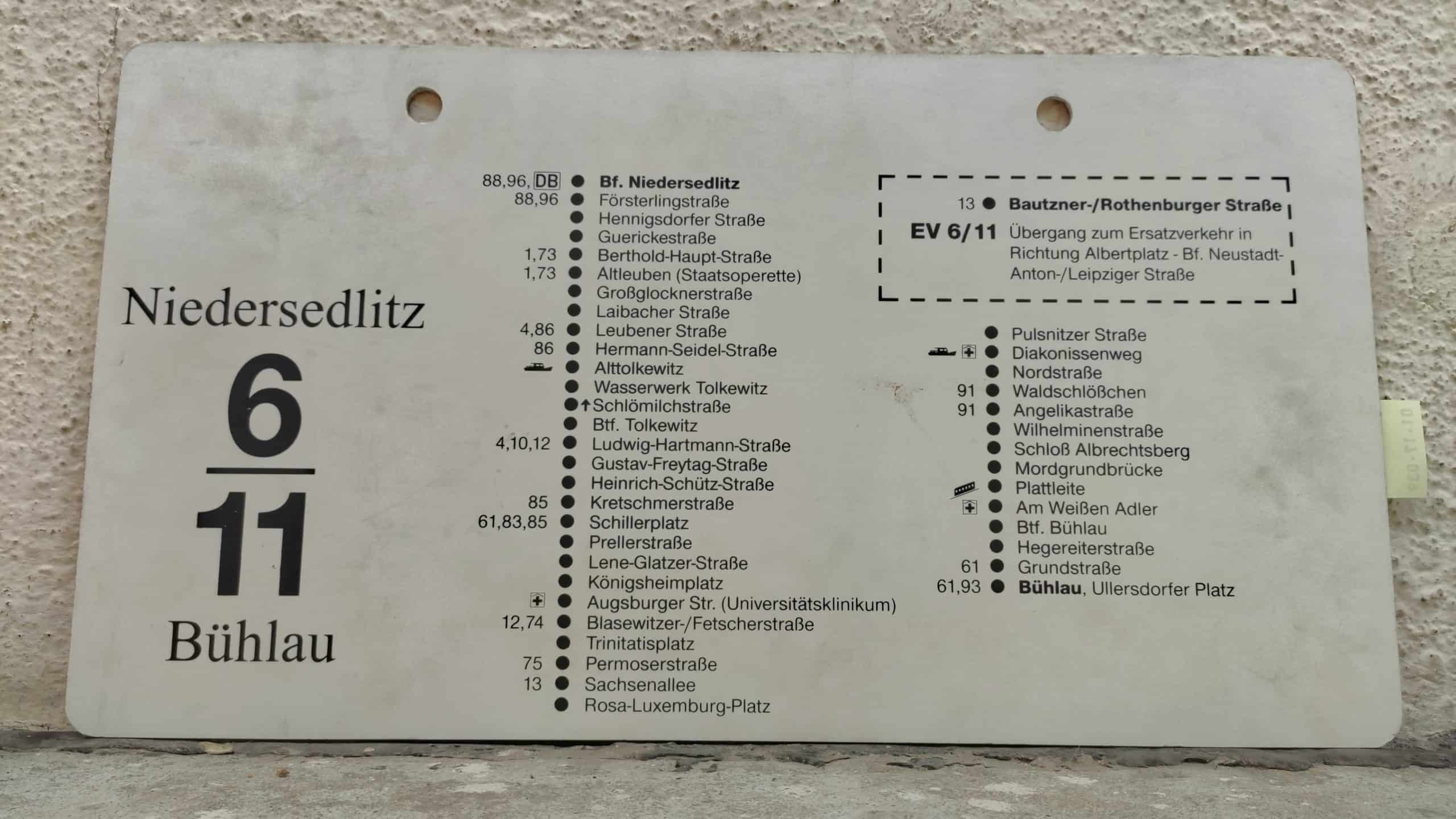 6/11 Niedersedlitz – Bühlau #2