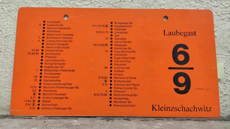 6/​9 Laubegast – Klein­zschach­witz