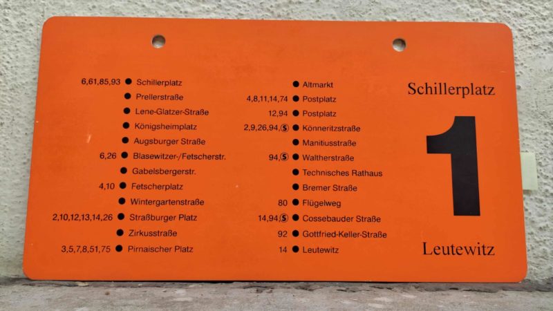 1 Schil­ler­platz – Leutewitz