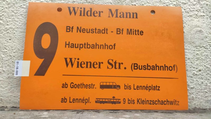 9 Wilder Mann – Wiener Str. (Bus­bahnhof)