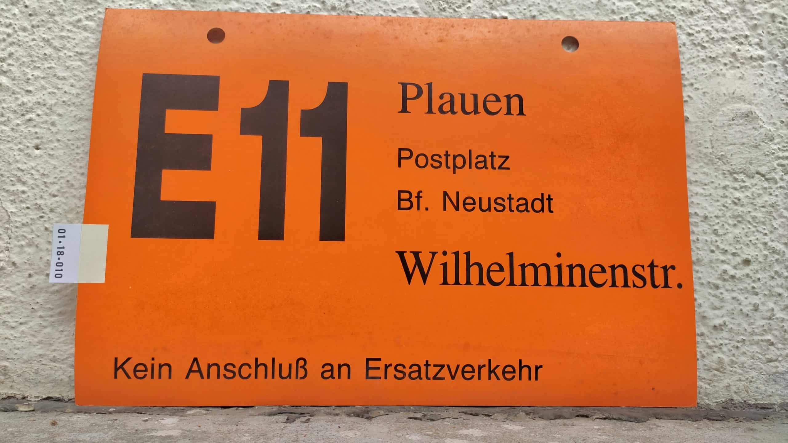 E11 Plauen – Wilhelminenstr.