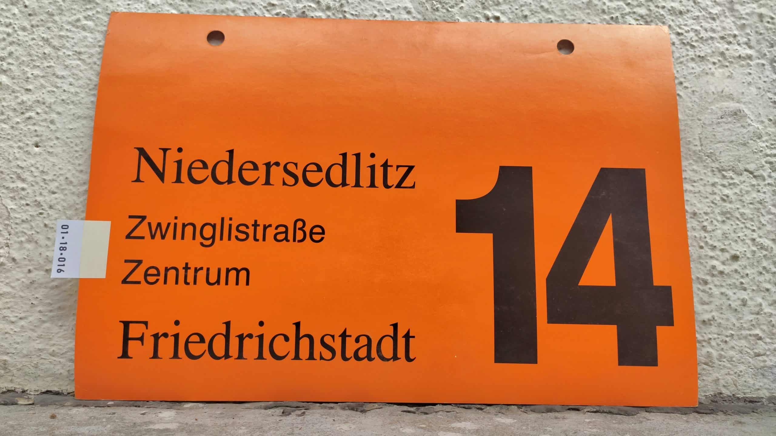 14 Niedersedlitz – Friedrichstadt #1