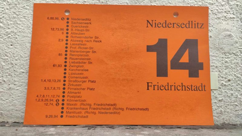 14 Nie­der­sedlitz – Fried­rich­stadt