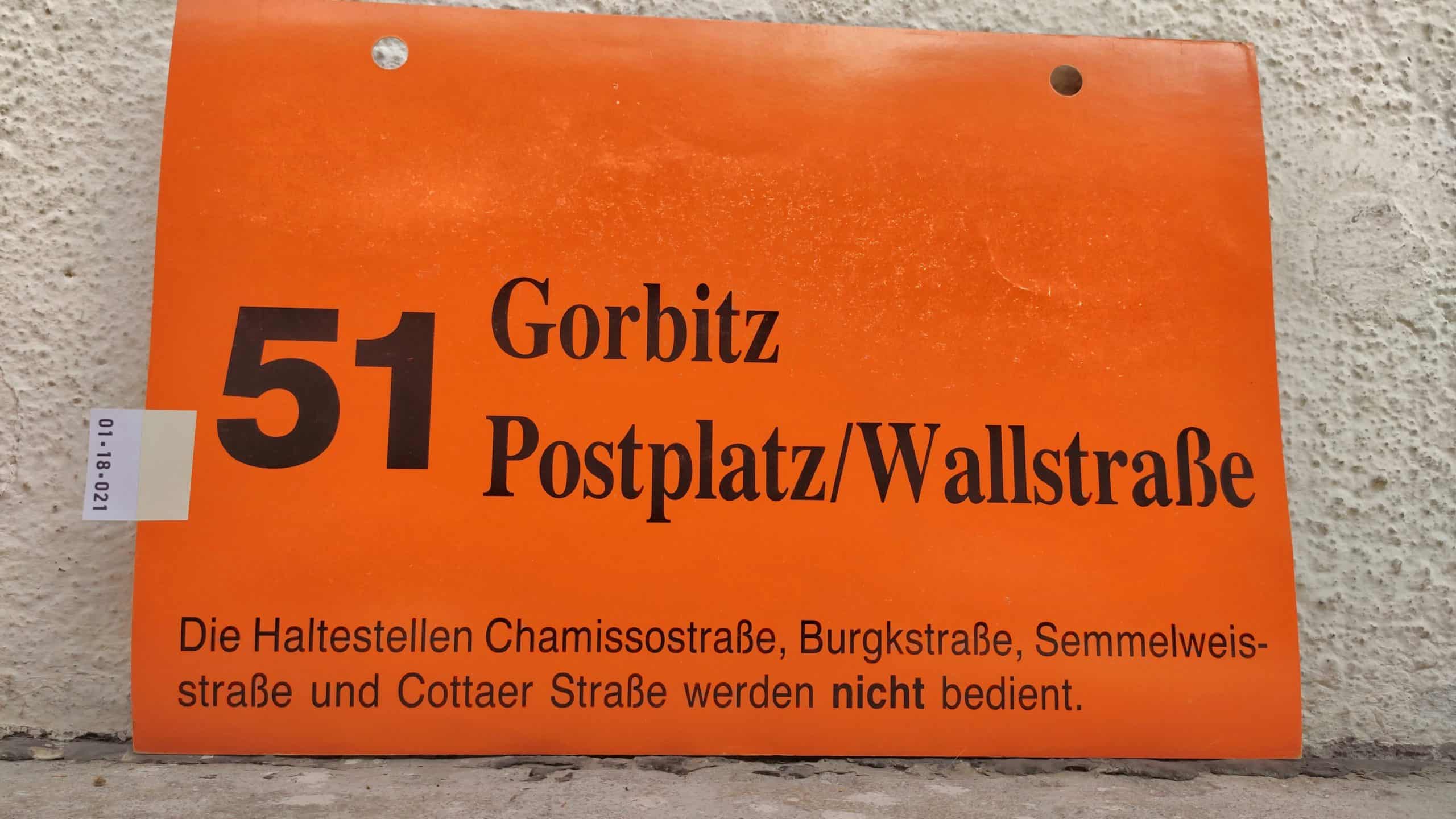 51 Gorbitz – Postplatz/Wallstraße