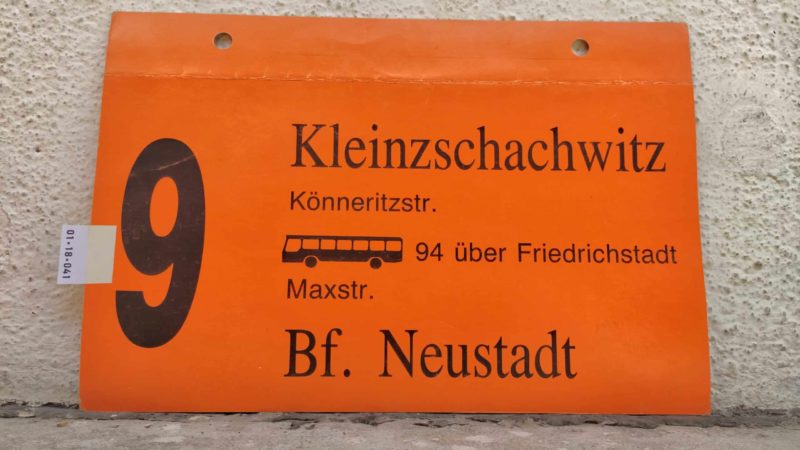9 Klein­zschach­witz – Bf. Neustadt
