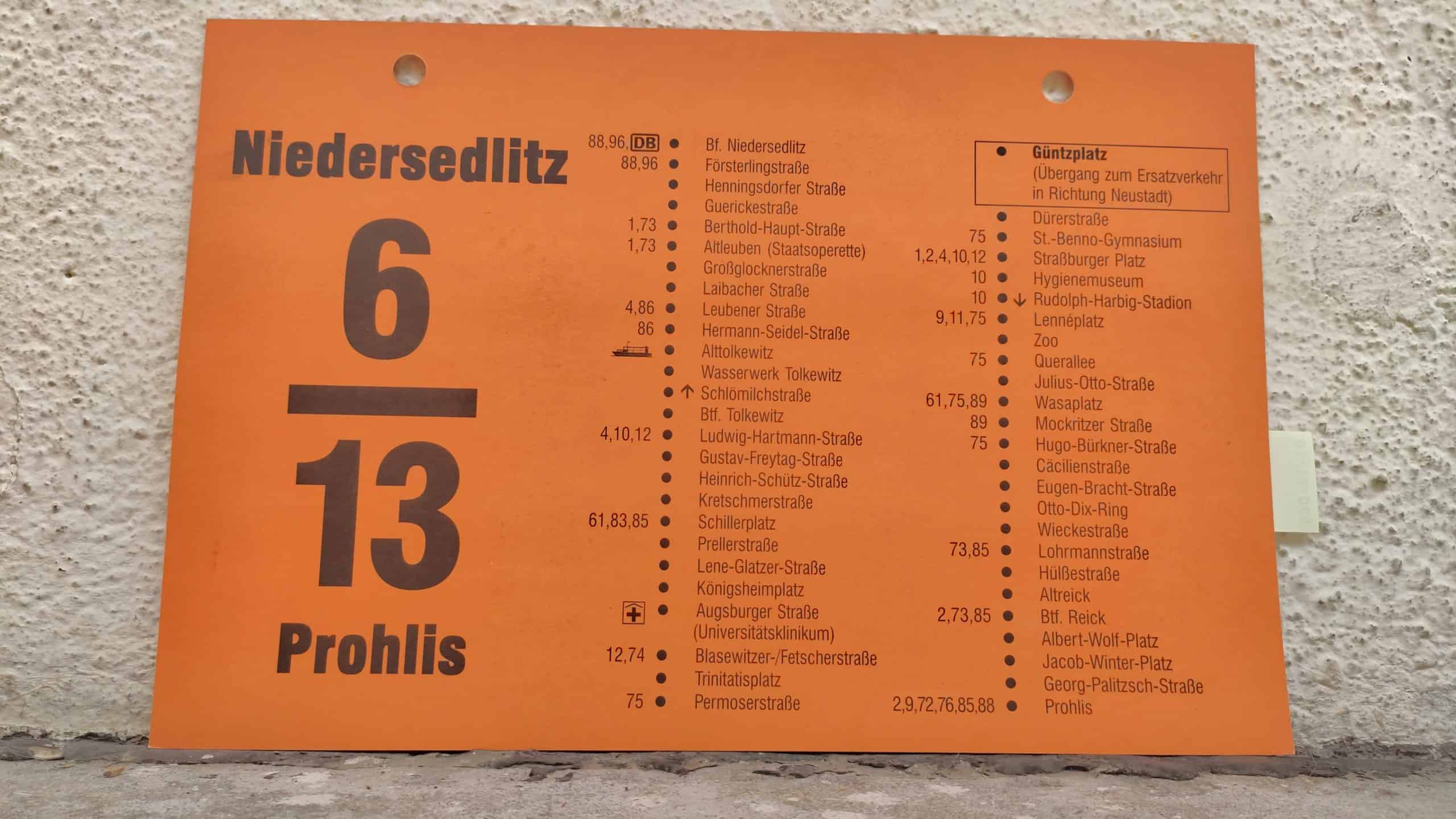 6/13 Niedersedlitz – Prohlis #2