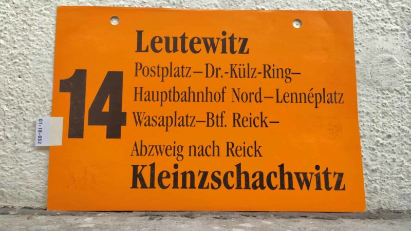 14 Leutewitz – Klein­zschach­witz