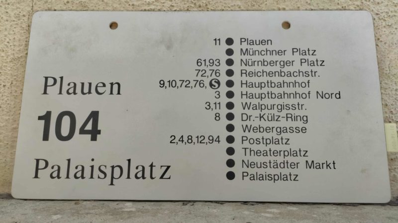 104 Plauen – Palais­platz