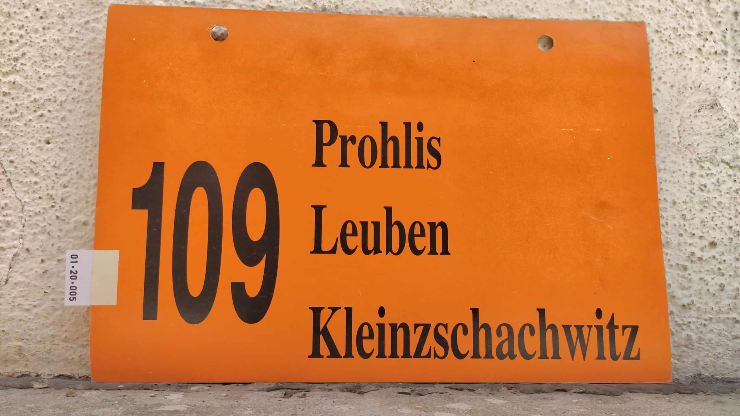109 Prohlis – Kleinzschachwitz