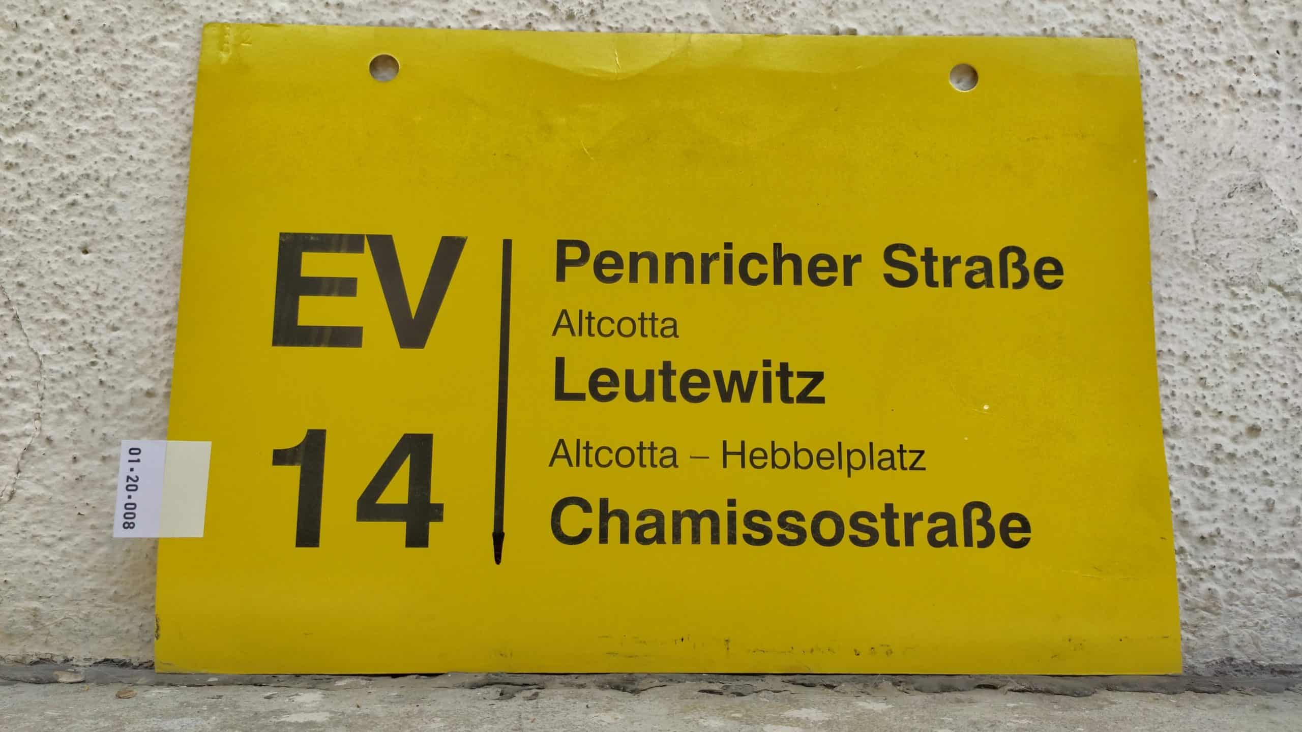 EV 14 Pennricher Straße – Chamissostraße