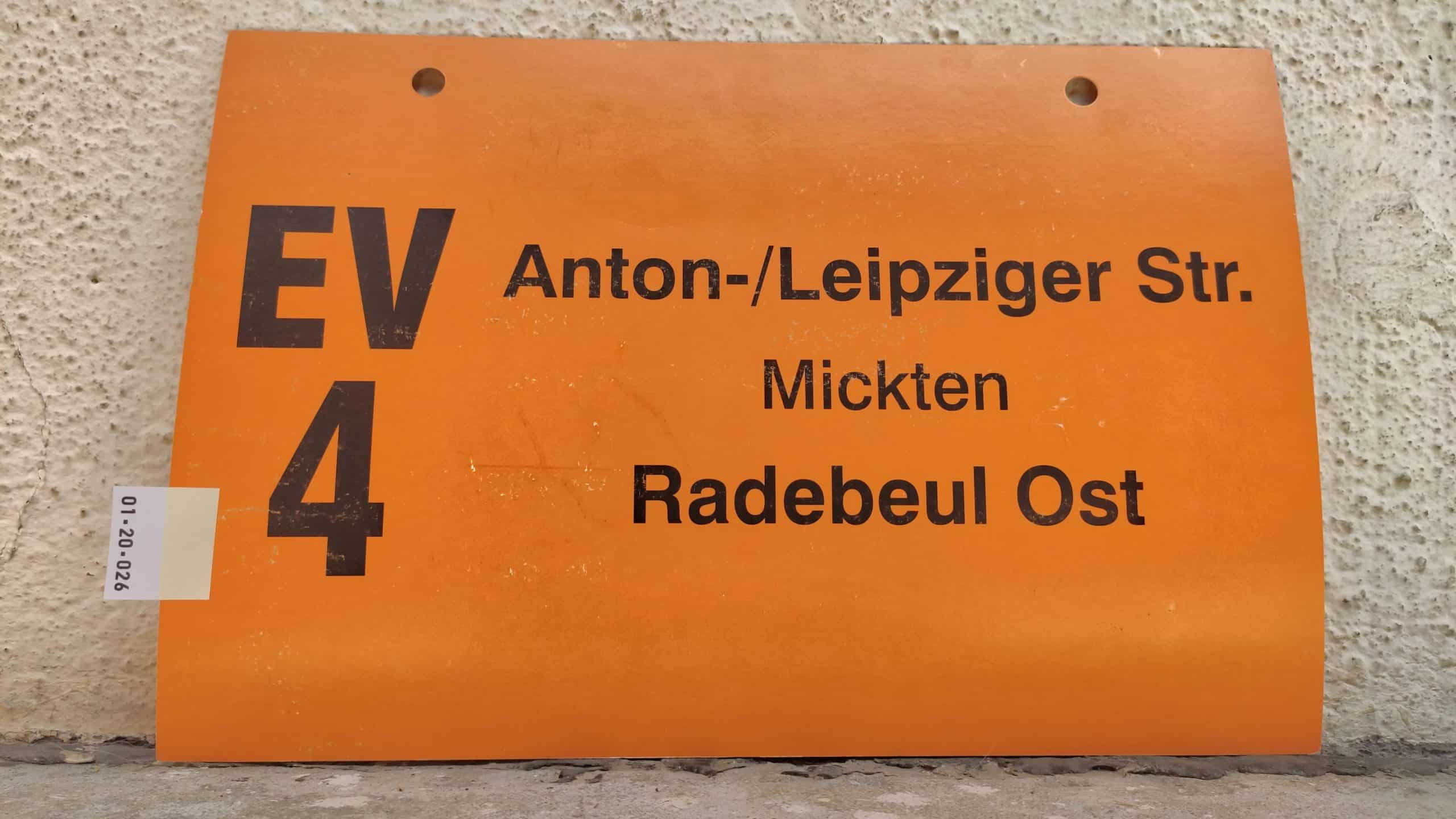 EV 4 Anton-/Leipziger Str. – Radebeul Ost