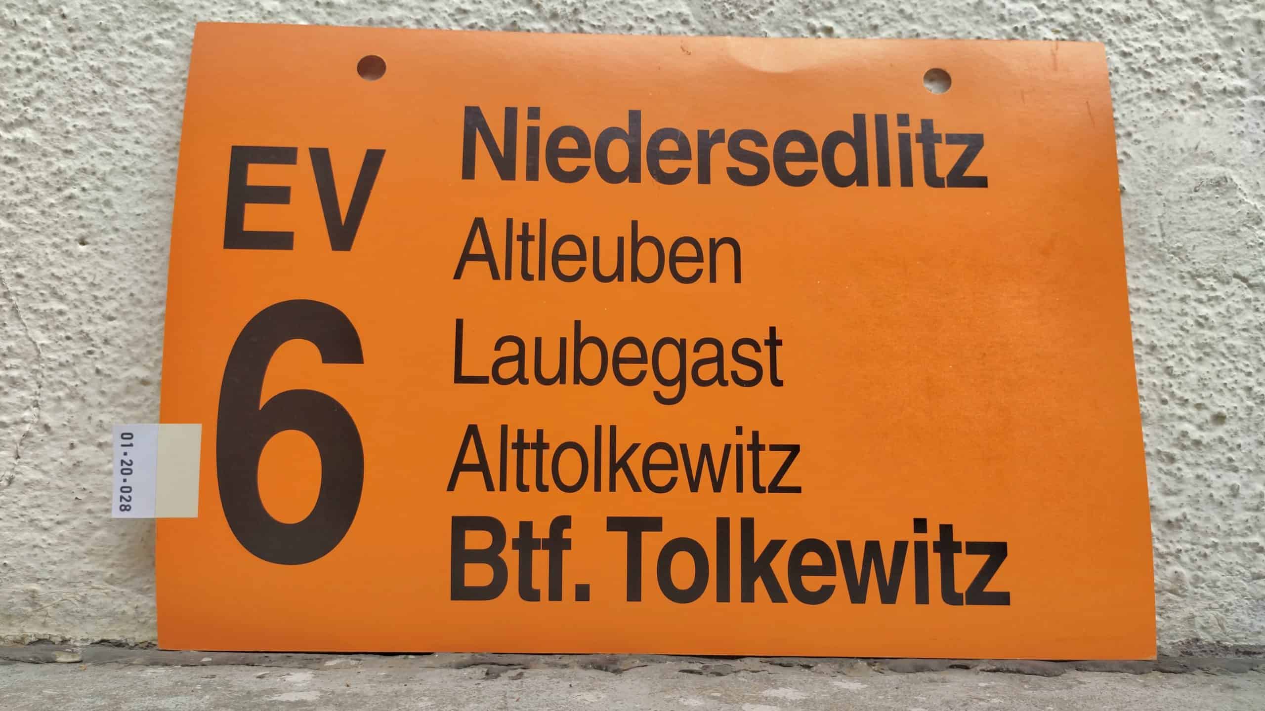 EV 6 Niedersedlitz – Btf. Tolkewitz