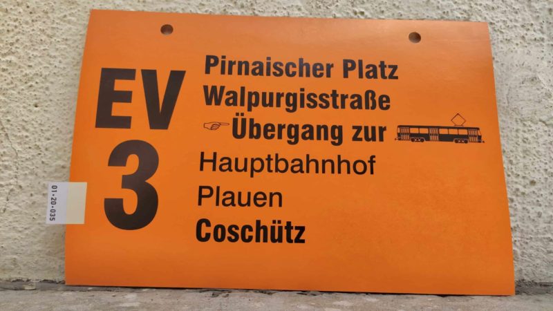 EV 3 Pirnai­scher Platz – Coschütz