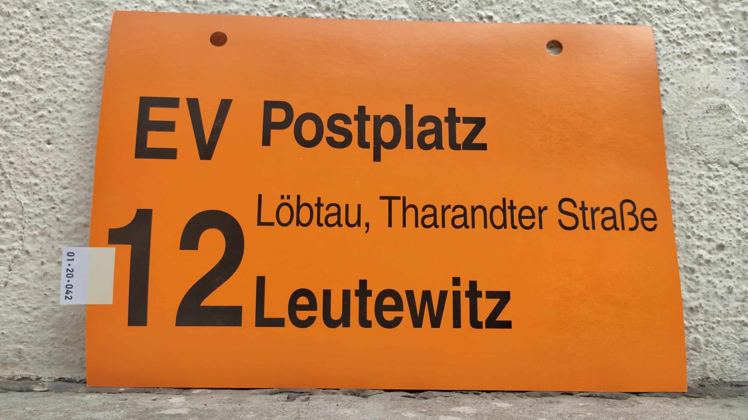 EV 12 Postplatz – Leutewitz
