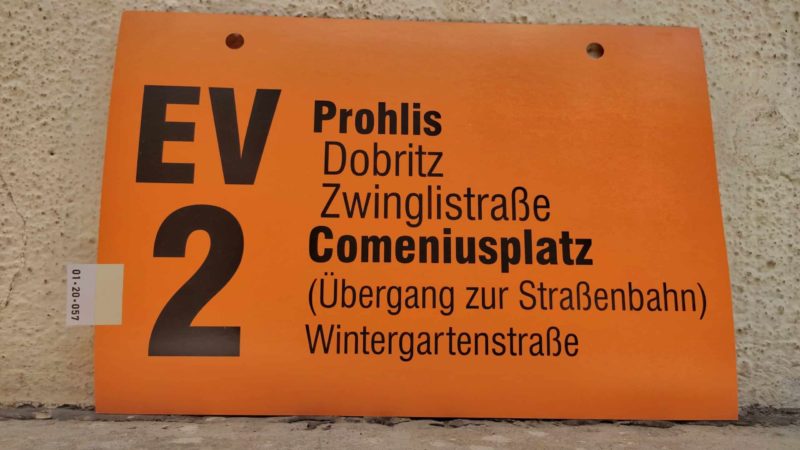 EV 2 Prohlis – Win­ter­gar­ten­straße