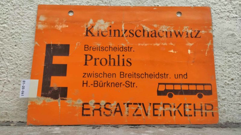 E Klein­zschach­witz – Prohlis