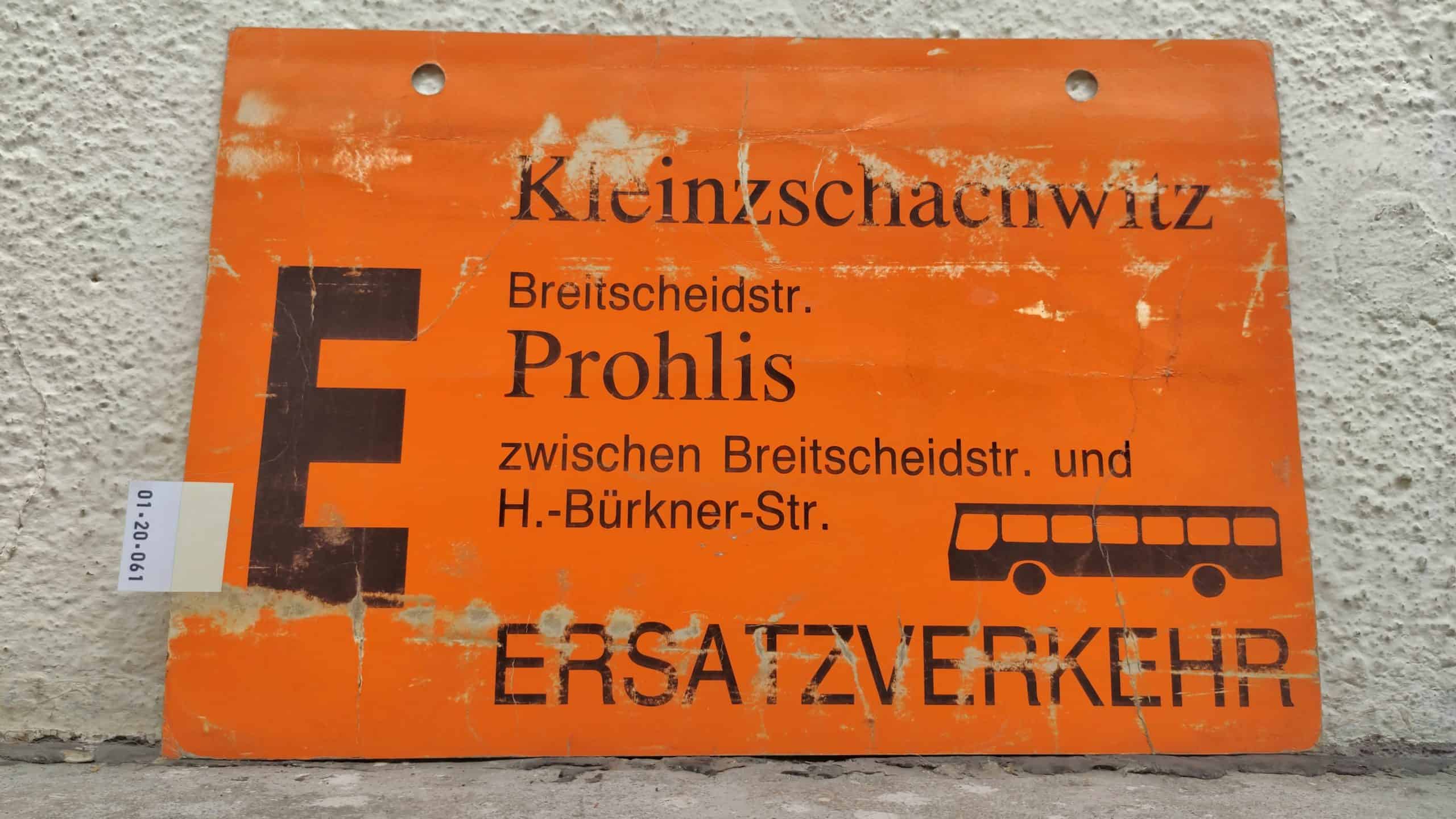 E Kleinzschachwitz – Prohlis