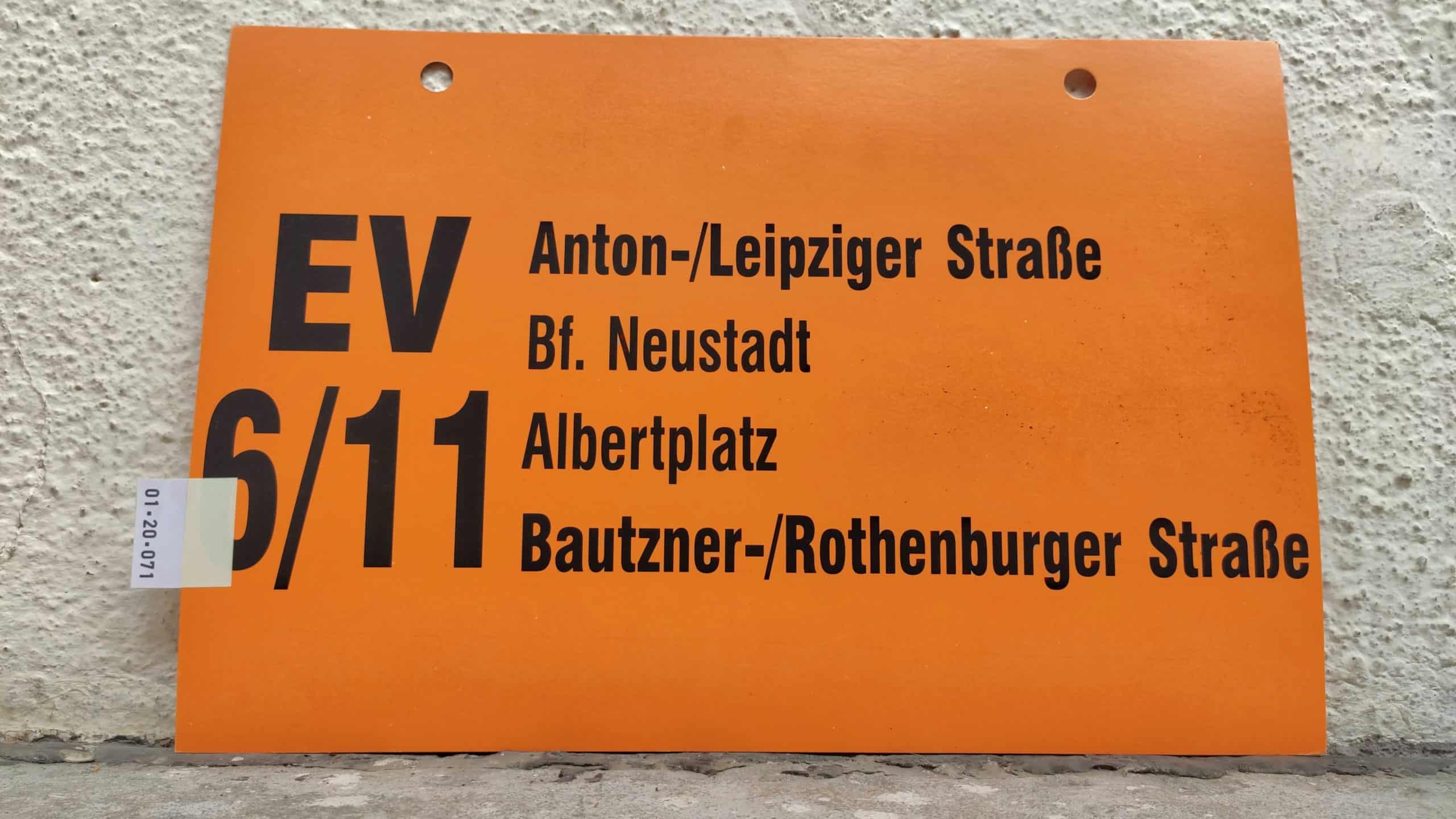 EV 6/11 Anton-/Leipziger Straße – Bautzner-/Rothenburger Straße #1