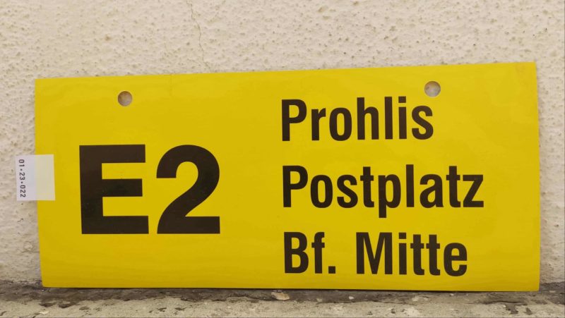 E2 Prohlis – Bf. Mitte