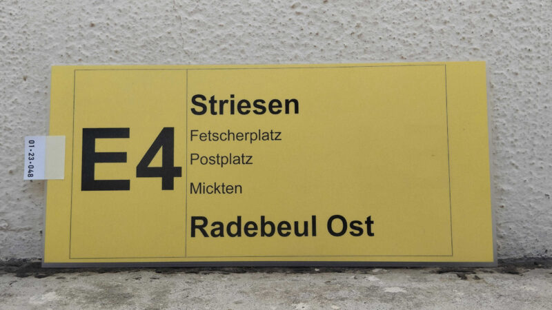 E4 Striesen – Radebeul Ost