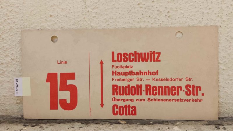 Linie 15 Loschwitz – Cotta