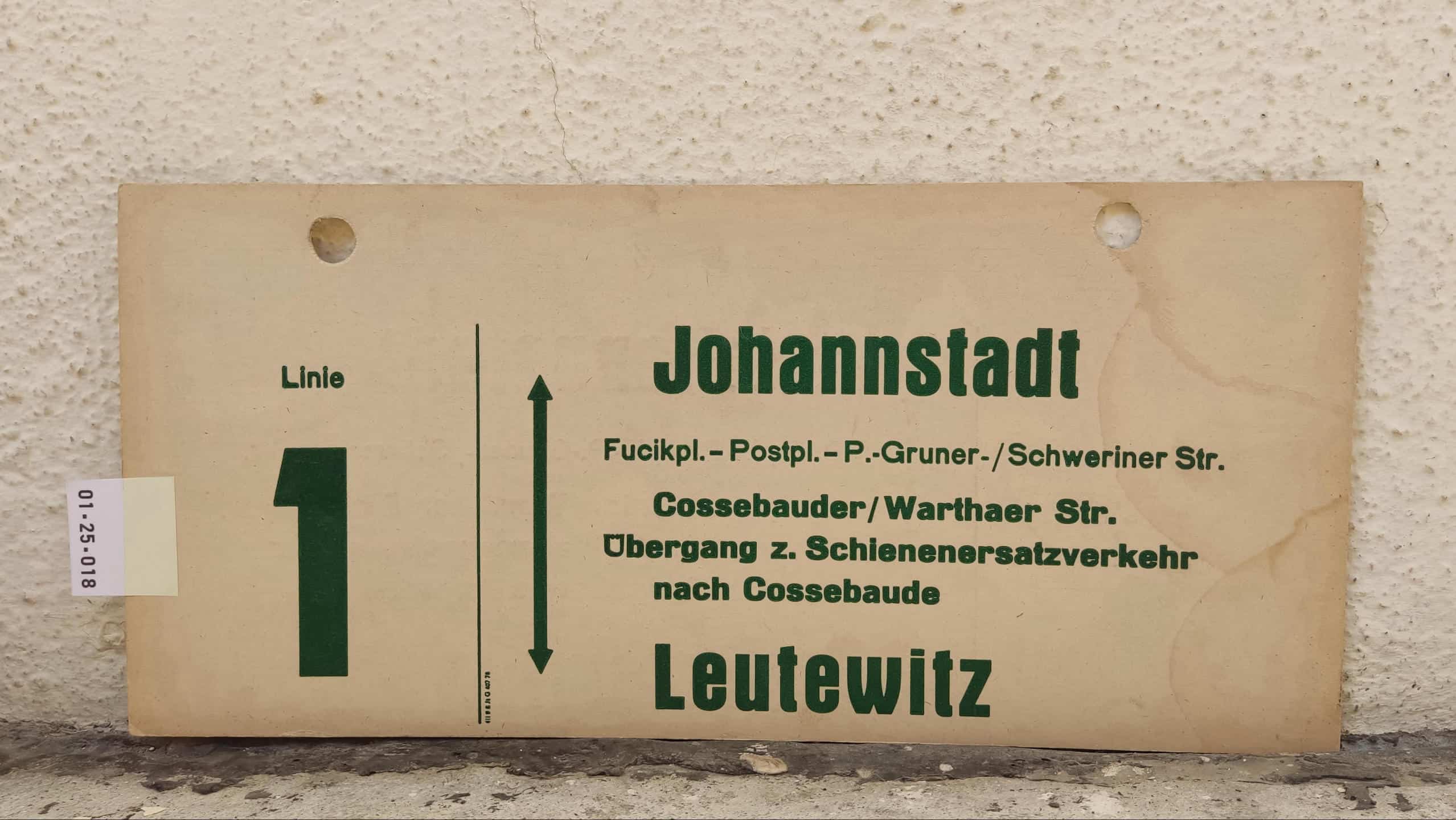 Linie 1 Johann­stadt – Leutewitz