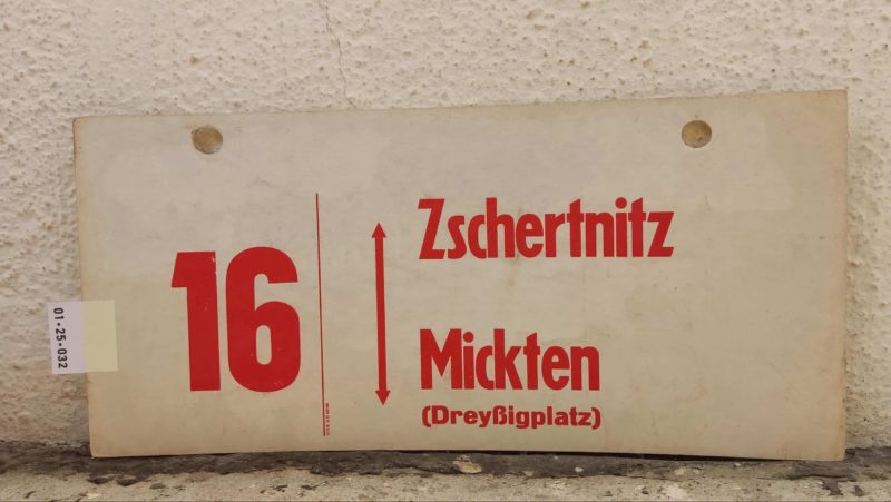 16 Zschertnitz – Mickten (Drey­sig­platz)