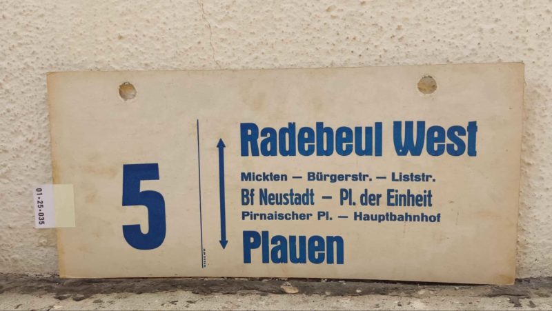 5 Radebeul West – Plauen