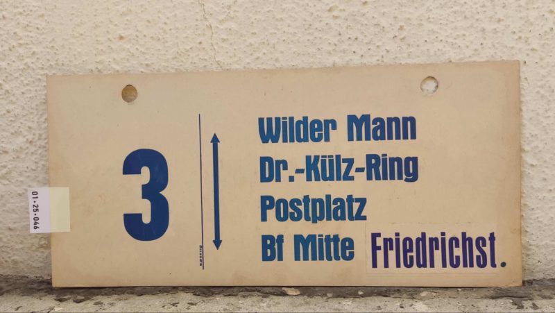 3 Wilder Mann – Fried­richst.