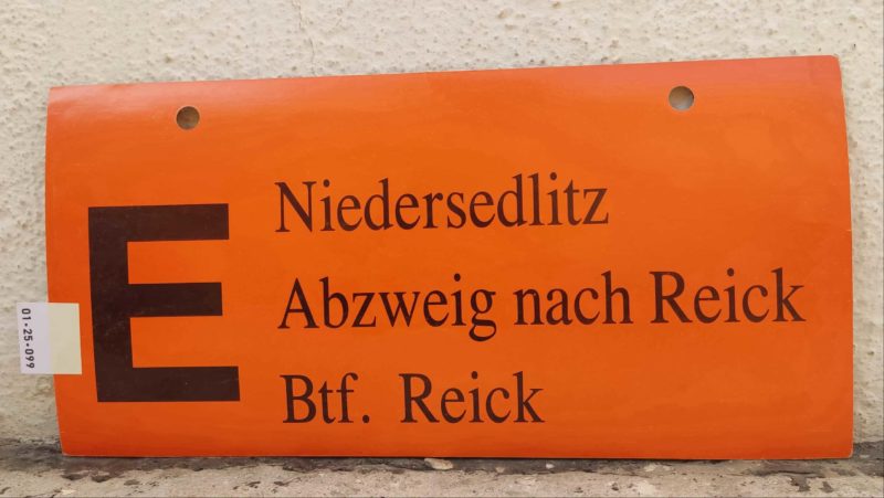 E Nie­der­sedlitz – Btf. Reick