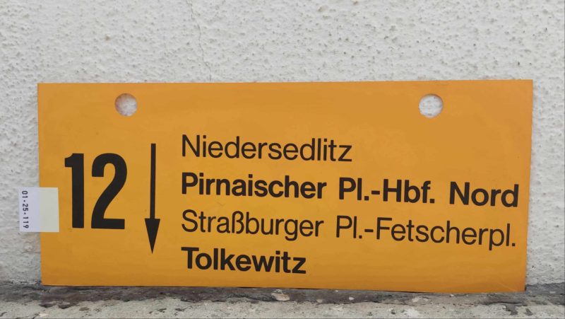 12 Niedersedlitz – Tolkewitz 12 Niedersedlitz – Tolkewitz