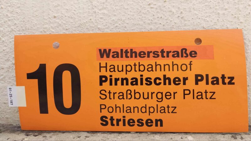 10 Walt­her­straße – Pirnai­scher Platz – Striesen