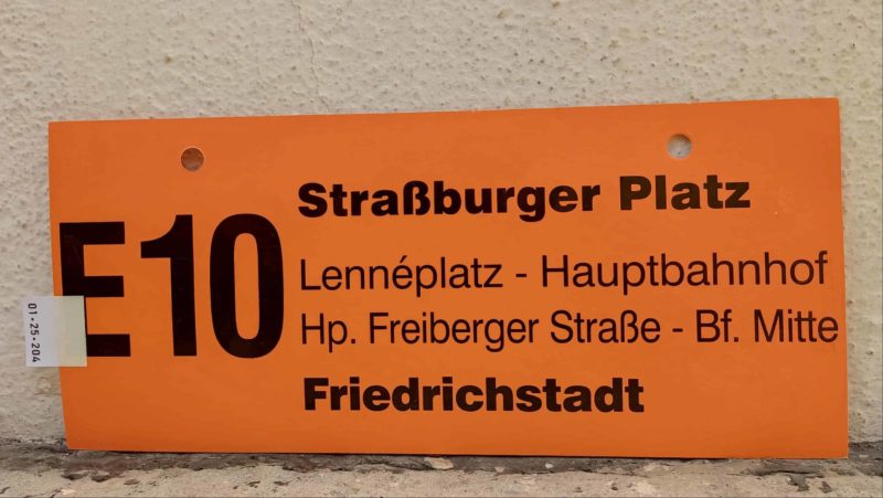 E10 Straß­burger Platz – Fried­rich­stadt