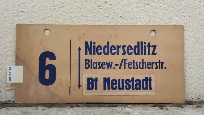6 Nie­der­sedlitz – Bf Neustadt