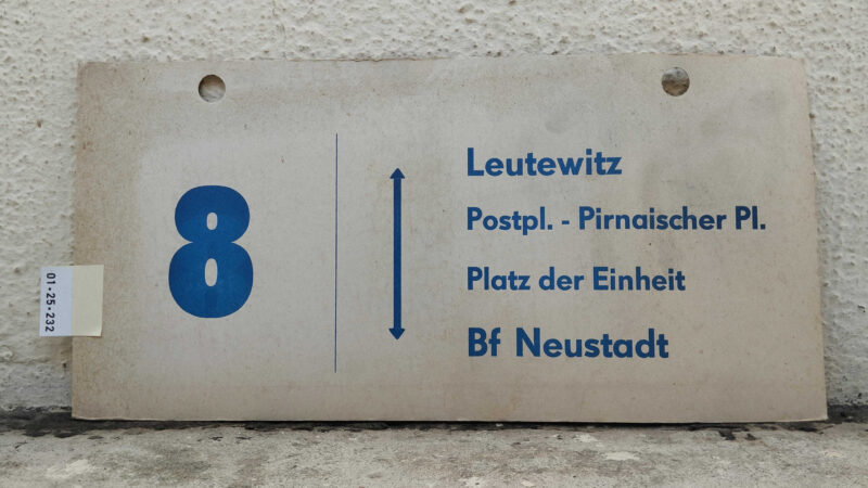 8 Leutewitz – Bf Neustadt – Strbf Tra­chen­berge