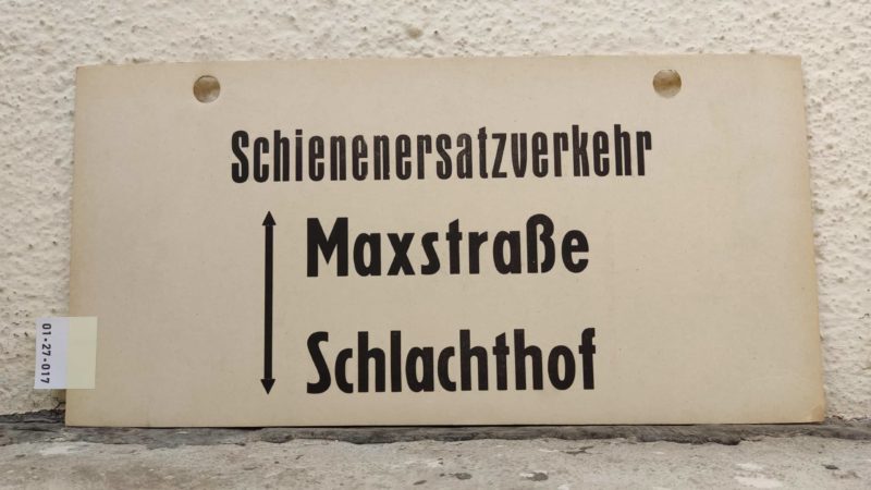 Schie­nen­er­satz­ver­kehr Maxstraße – Schlachthof