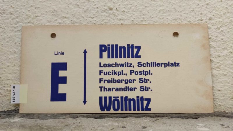 Linie E Pillnitz – Wölfnitz