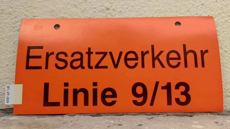 Ersatz­ver­kehr Linie 9/​13