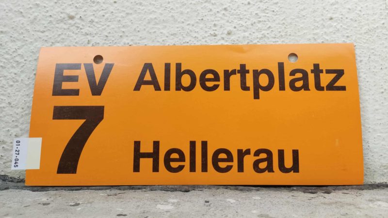 EV 7 Albert­platz – Hellerau