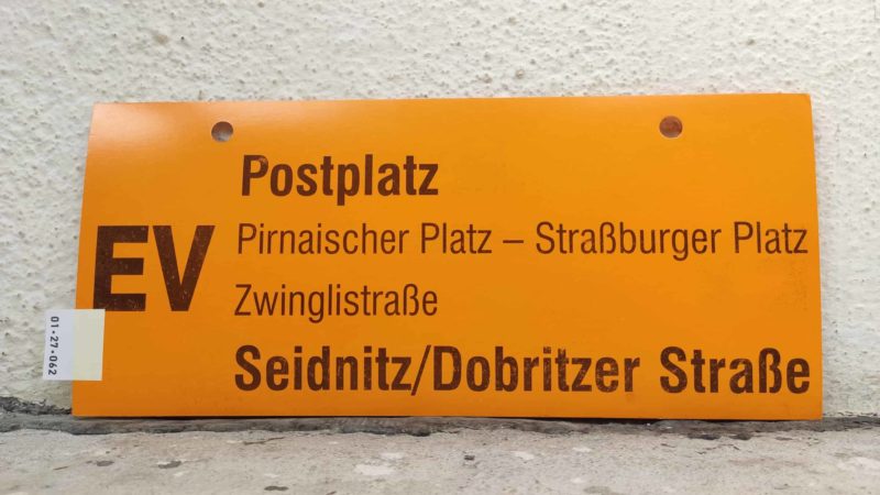 EV Postplatz – Seidnitz/​Dobritzer Straße