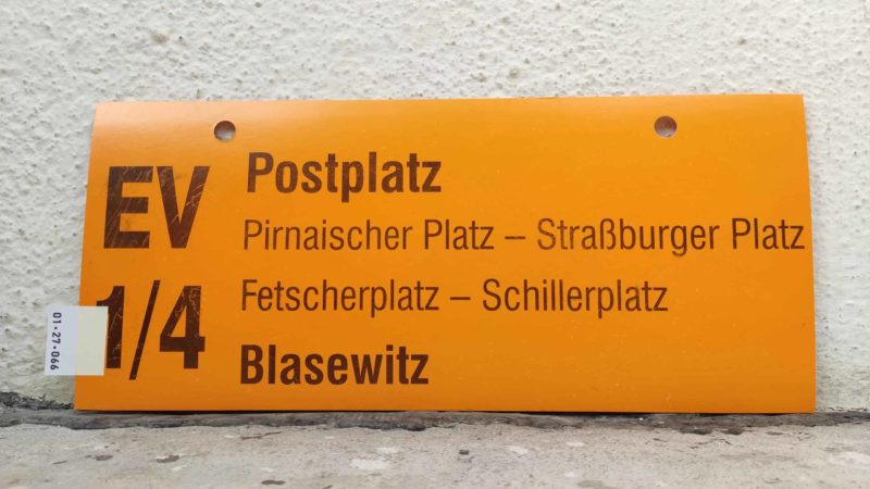 EV 1/​4 Postplatz – Blasewitz