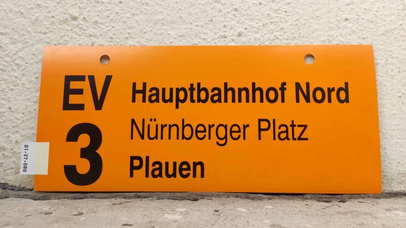 EV 3 Haupt­bahnhof Nord – Plauen