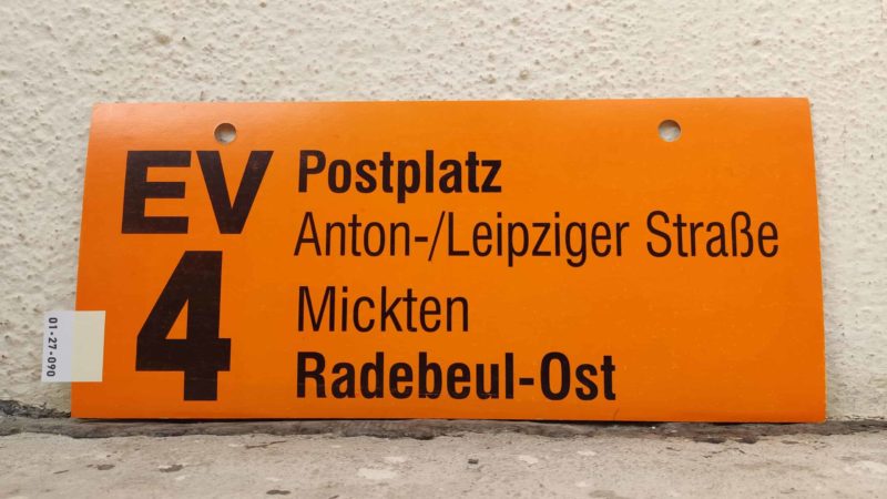 EV 4 Postplatz – Radebeul-Ost