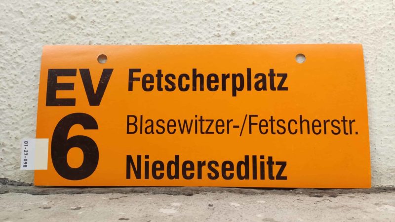 EV 6 Fet­scher­platz – Nie­der­sedlitz