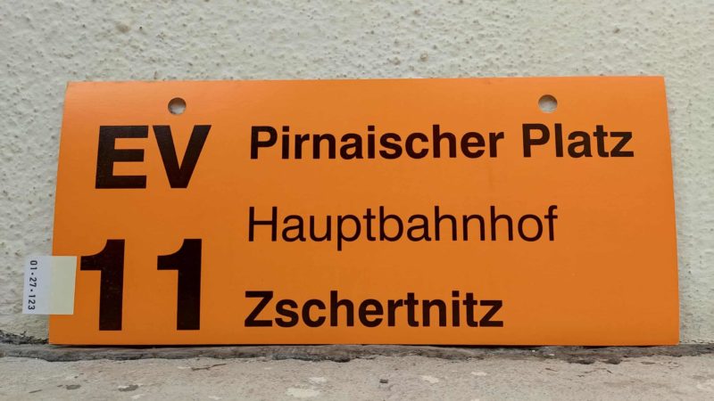 EV 11 Pirnai­scher Platz – Zschertnitz