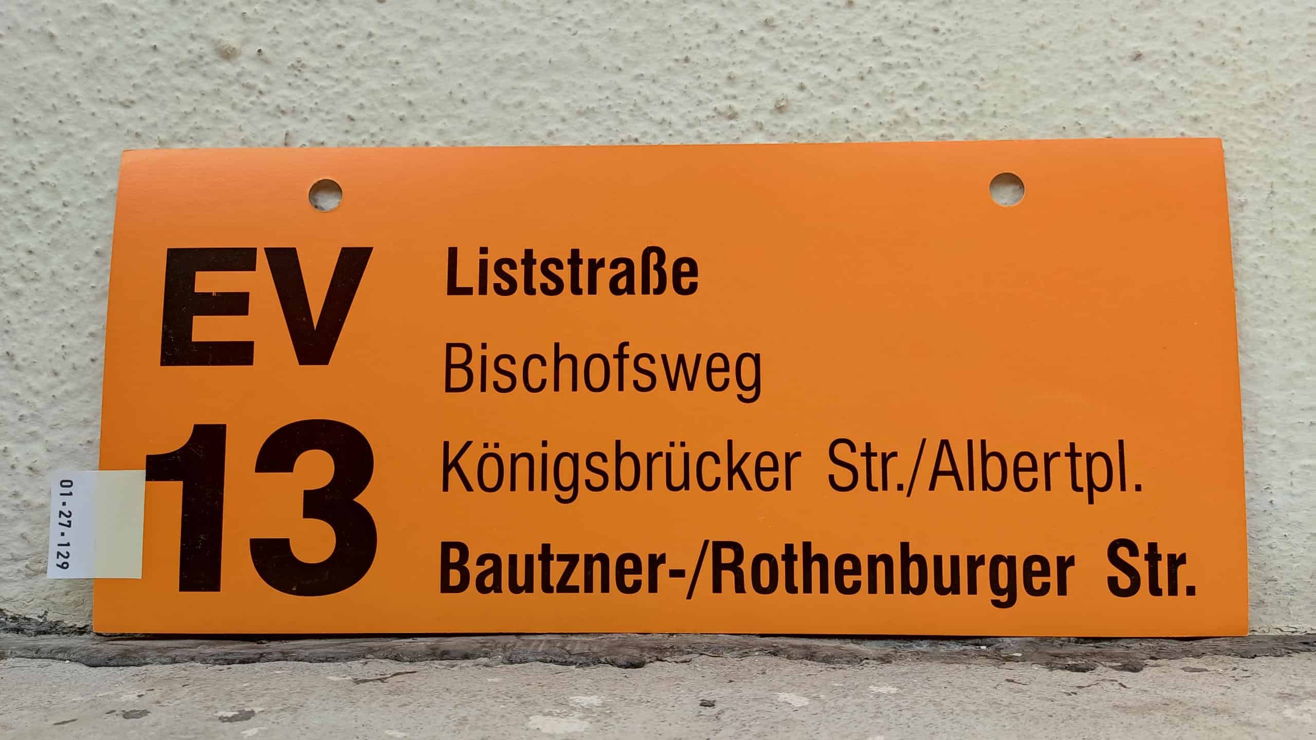 EV 13 List­straße – Bautzner-/Ro­then­burger Str.